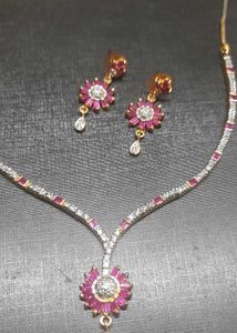 American Diamond Thin Neckset