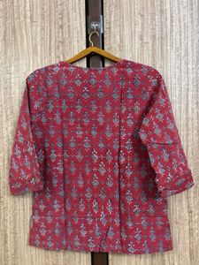 Taavi Red And Blue Kurti ❤️🩵 (S)