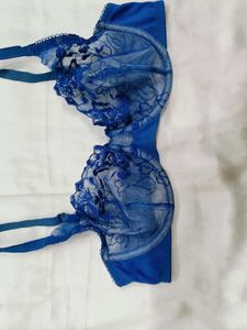 🇳🇿💫💗French Elegant Blue Net Bra