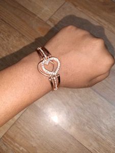 Rose Gold Heart Bracelet