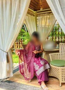 Elegant Maroon Kurta Set with Dupatta