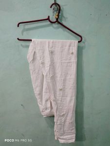White Embellished Tauzar