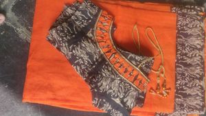 saree with stitching blouse