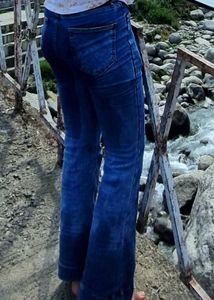 Blue Flared Jeans