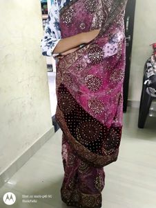Pary Wear Work Saree