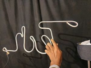 Pink Neon Word Sign 'tech'