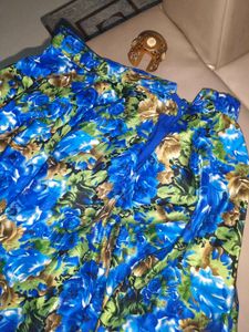 Floral Print Ethnic Skirt