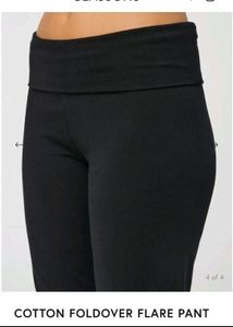 glassons foldover flared pants