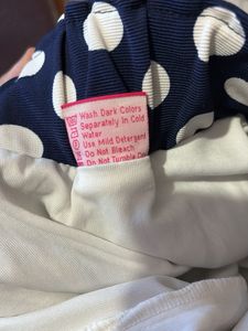 Polka Dot Ruffle Mini Skirt