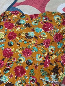 Floral Print Salwar Kameez Suit