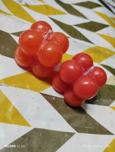 Stylish Bubble Candle Set - Orange