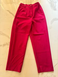 Vintage Fuchsia Pink Wide Leg Trousers