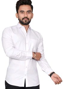 Men&#39;s White Dress Shirt