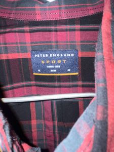 Peter England Shirt Full Sleeves Size 42 Large