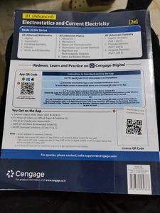 Cengage JEE Advanced Electrostatics &amp; Electricity