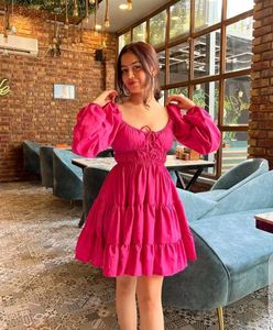 Femme Corset Flare Mini Dress 🌷💗✨