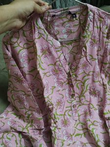 Floral Print Kurti Top (Free Delivery)