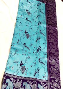 Tissue Saree With Blouse Piece
