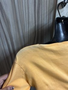 orange  Long Sleeve Top