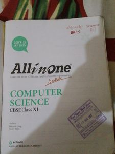 All In One Computer Book Class 11