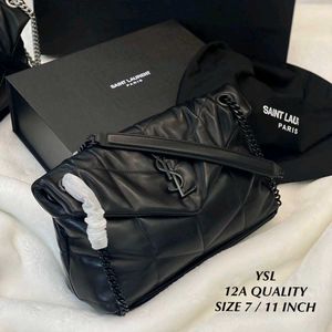 YSL LOULOU PUFFED SHOULDER BAG WITH BOX