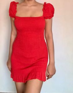 Shein Red Mini Dress