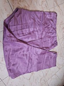 Xxl 2pcs Silk Blend Thread Embroidery Kurti Set