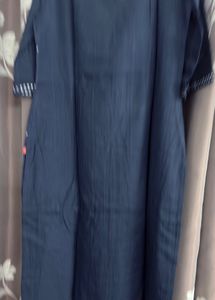 Striped Navy Kurta