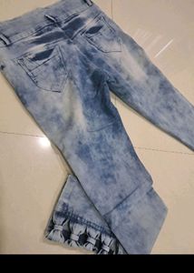 Skinny Mid Rise Jeans