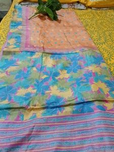 Silk Sare: Floral Print 💐