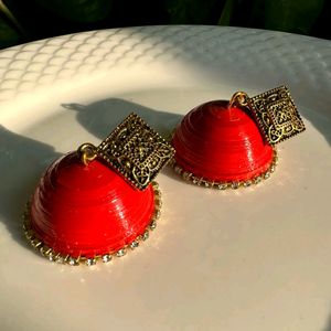 Diamond Jhumka ♥️✨, Waterproof 💧