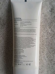 Minimalist SPF 50 Sunscreen