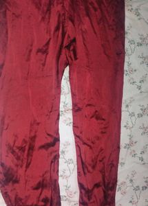 Elegant Cream &amp; Maroon Salwar Kameez and Dupatta