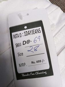 D@69 Size-28 (Sale) Latest Ladies high waist Jeans