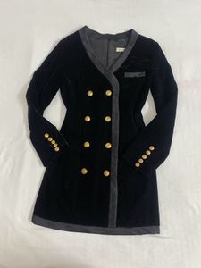 Black Velvet Mini Dress size xs