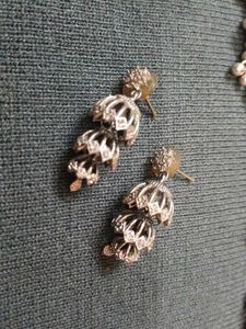 Silver Tone Earring Set of 3