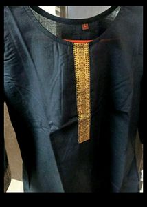 200- fixed NEW Black Pattu Kurti