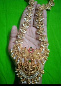Gold Plated-matte Long Haaram