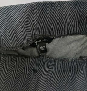 Office Wear Grey Pants Van Heusen