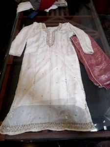 Embellished White Tunic