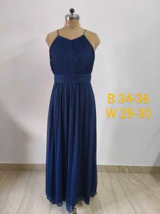 Navy Blue Gown