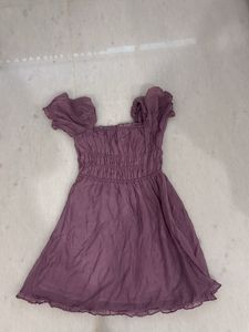 Lilac Mini Dress