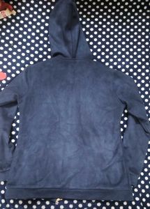 Navy Blue Hoodie with Zipper