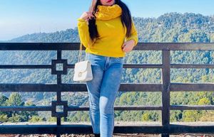 Yellow Warm Scarf