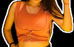 Pink Sleeveless Crop Top