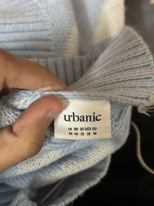 Cloud Pattern Knit Sweater