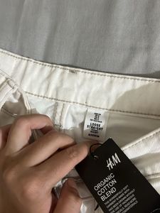 White Demin Jeans From H&amp;M