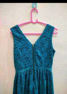 Pinterest Blue Fit &amp; Flare Dress