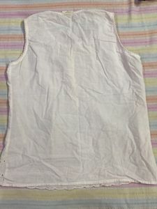 Sleeveless Peach Top