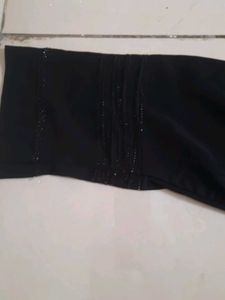 Elegant Black burkha Dupatta Hijab Set Brand New